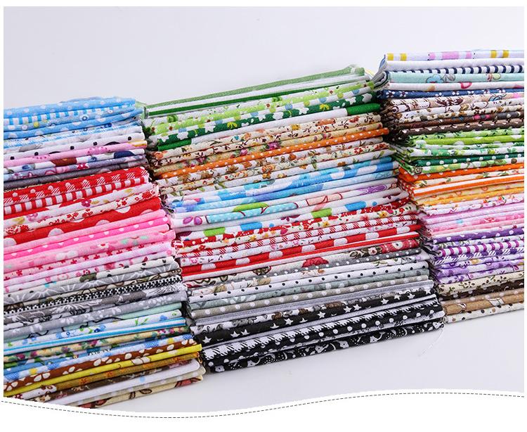 100% Cotton Flower Dot Printed Fabric, Patchwork Sewing Craft Material for DIY Tilda