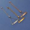 Adjustable Stainless Steel Butterfly Bracelet with Engravable Curved Bar