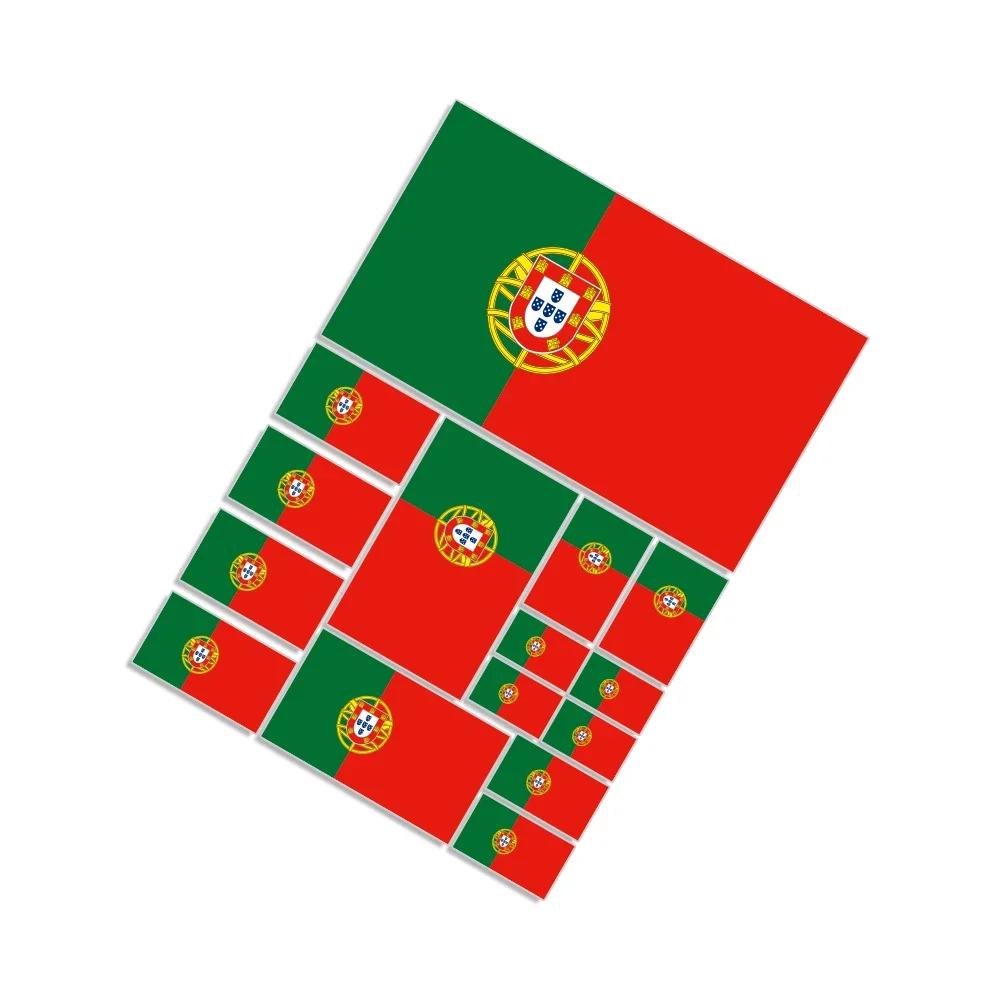 5 Sizes Portugal Flag Car Sticker Creative Auto Motorcycle Decoration PVC Stickers Waterproof Styling Decals Car Accessories