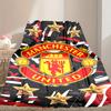 1pc Comfortable Home Print Throw Blanket, Manchester United Manchester City Blanket For Bed and Sofa Use, Special Present For Family