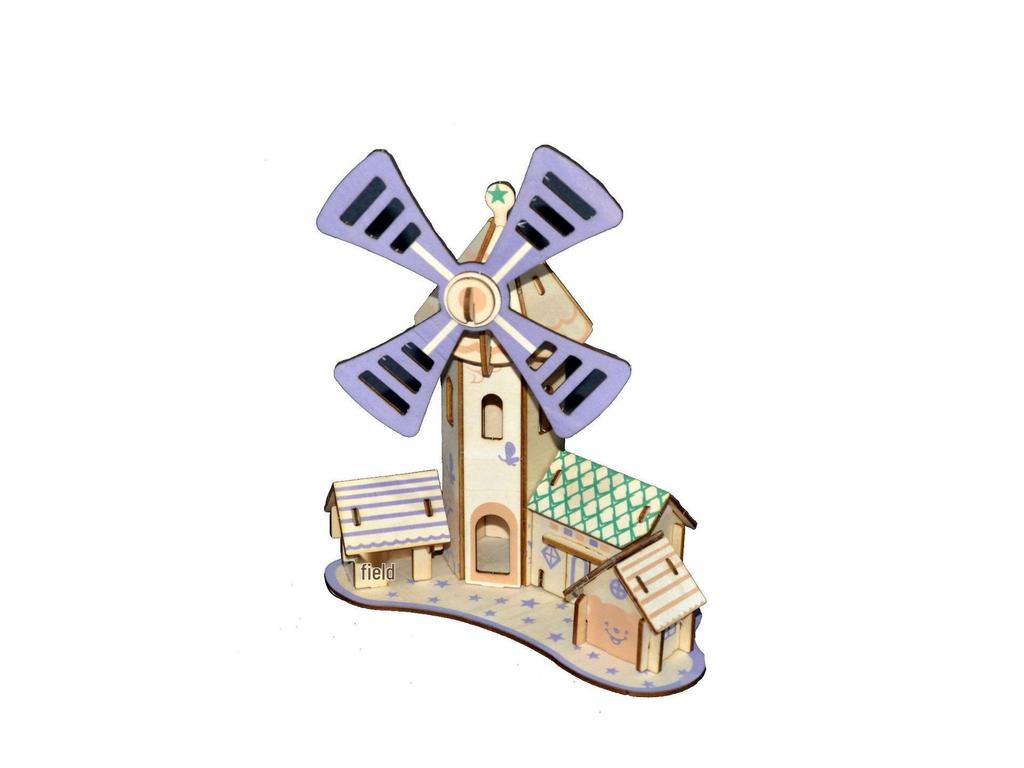 3D DIY Wooden Jigsaw Puzzle Model - Laser Cut Building Set