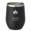 LOGOS ThermoWall Vacuum Insulated Cafe Tumbler 81286201 360ml Black Ultra Slim Lightweight Keeps Cold and Hot Drinks Straight Drinking