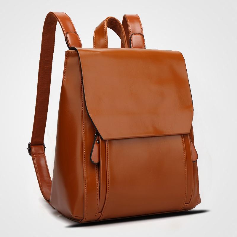 Retro College Women's Double Shoulder Bag Backpack Trendy Women's Bag