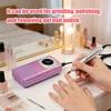 Electric Nail Drill 45000RPM Rechargeable Cordless E-File with Bits Kit Portable Nail File for Acrylic Gel Polishing Removing