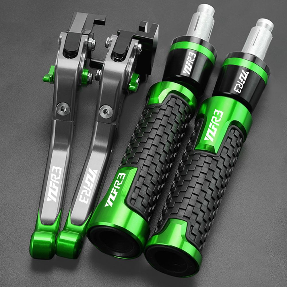 Accessori Moto Leve Freno Frizione Regolabili Estremità Manubrio Per YAMAHA YZFR3 YZF R3 2015 2016 2017