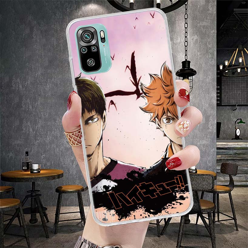 Haikyuu Oya Volleyball Anime Soft Phone Case For Xiaomi Redmi Note 15 14 14S 13 12 Pro Plus 12S 11 11S 11E 10 10S 11T 5G Fundas