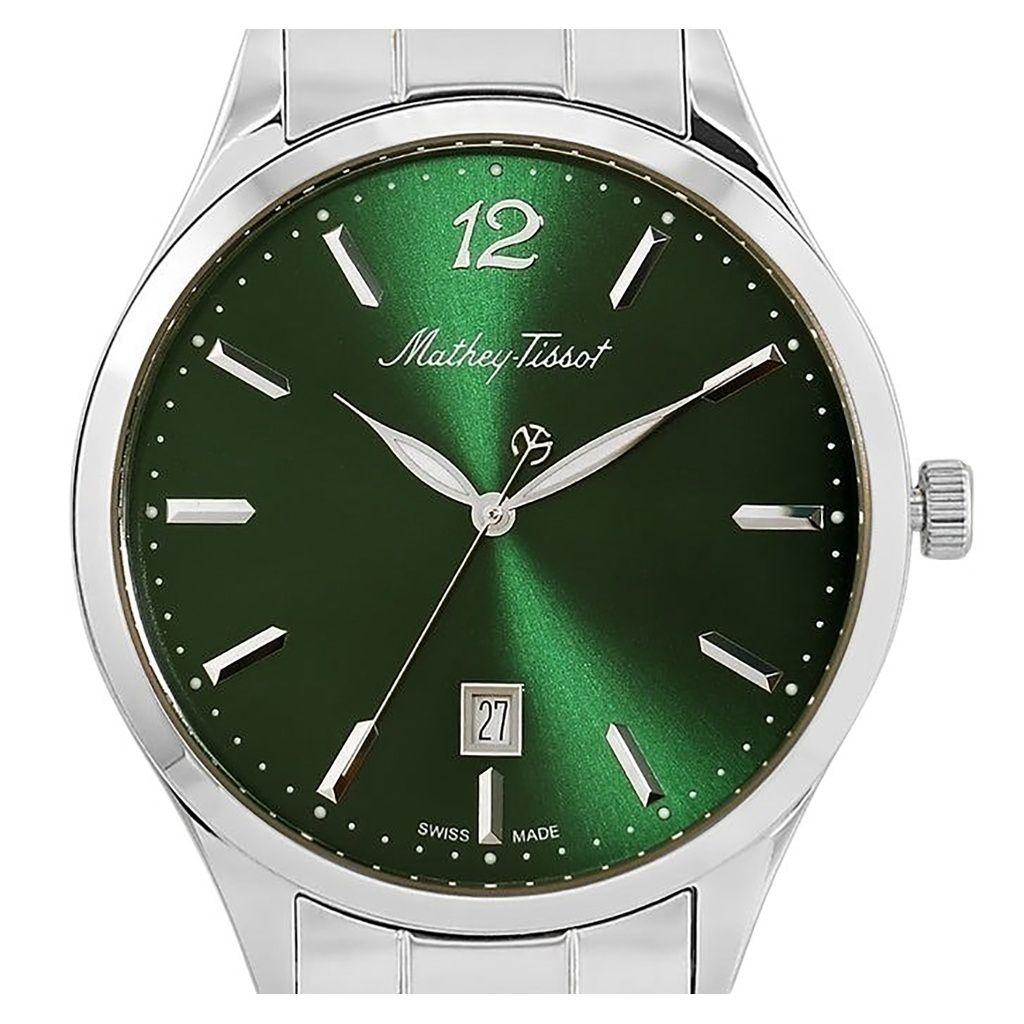 Mathey-Tissot Urban Metal Green Dial Quartz H411MAV Men's Watch