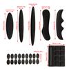 27pcs/set Helmet Padding Kits Sealed Sponge Replacement Motorcycle Bicycle Cycling Universal Foam Pads Set
