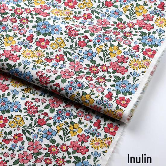 Pure Cotton Floral Poplin Fabric for Girls' Summer Dresses – Fresh Pastoral Print