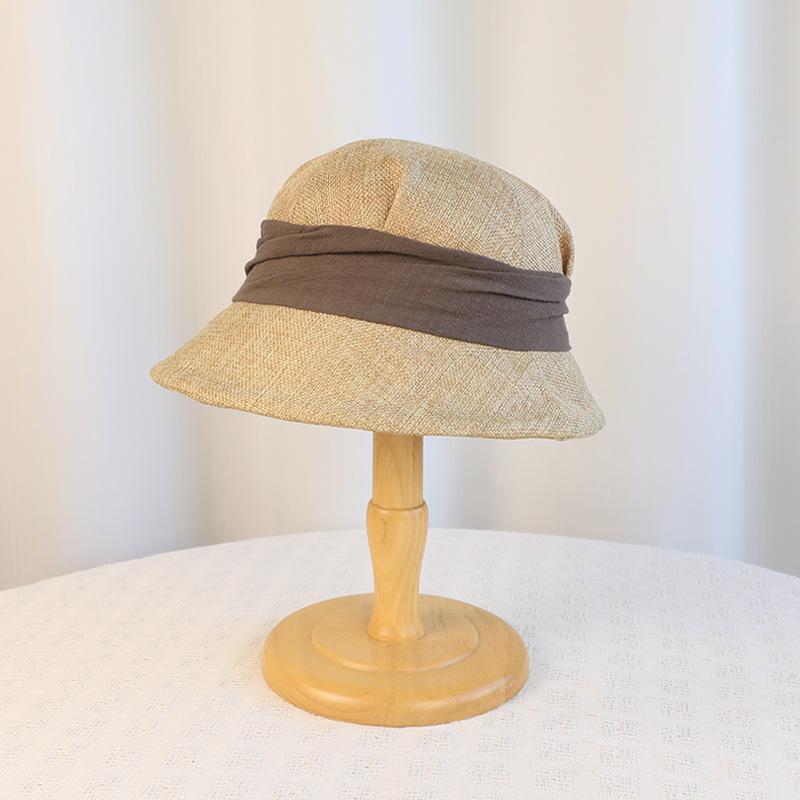 Summer Outdoor Sunshade Hat Women's Big Brim Fisherman Hat Retro Basin Hat