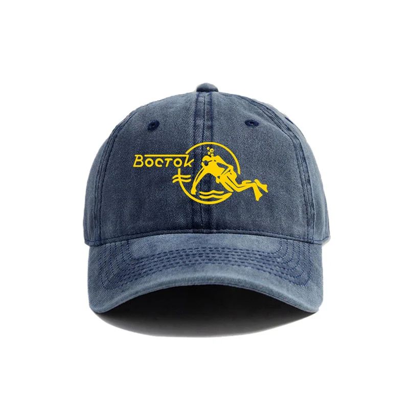

Бейсболки Vostok Scuba Dude, состаренные кепки, кепка для мужчин и женщин, ретро, для улицы, летние, регулируемые, подарок для папы