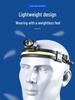 USB Rechargeable Dual Light Source Waterproof Headlamp for Night Fishing
