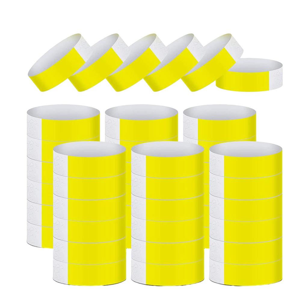 600Pcs Paper Wristbands ID Bands Party Wristbands for Clubs Party Bars