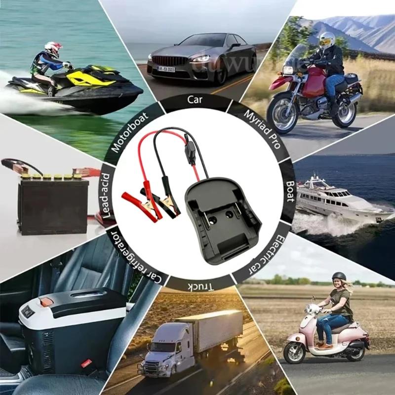 Portable Automotive Battery Jump Starter Adapter for 18V 20V Battery Emergency Vehicle  Support