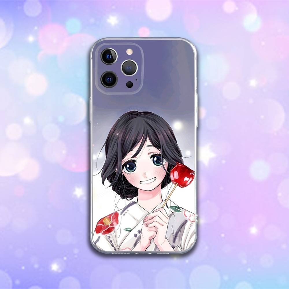 Kaoru Hana Wa Rin To Saku Phone Case For iPhone 16e,16,15,14,13,12,11 Plus,Pro,Max,XR,XS,X,Plus,SE,Mini Transparent Soft Cover