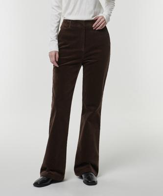 MUSINSA STANDARD WOMAN Bootcut Corduroy Pants [Brown]