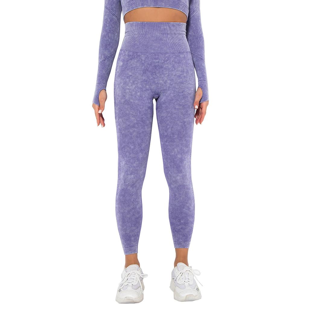 Women's Seamless Knitting High Waist Tight Fitting Hip Lift Motion Yoga Pants