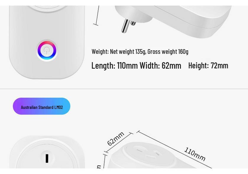 Alexa-Compatible Smart WiFi Socket with Timing Support for Various Regions
