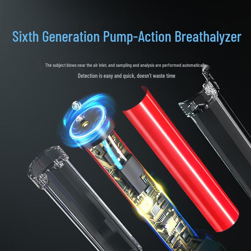 Mu Ji High-Precision Digital Breathalyzer