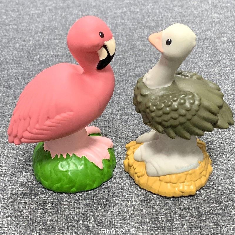 BIXE Fisher Lot Little 2inch Mini Pessoas Fazenda Zoológico Animal Desenhos animados figuras de ação brinquedos presente de Natal