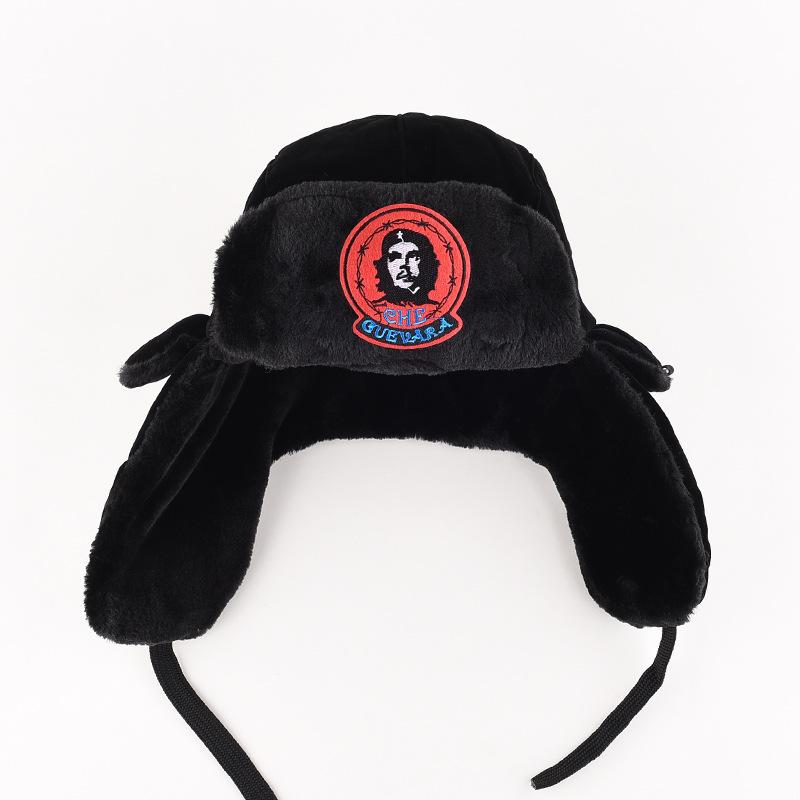 Hat Men's Tide Winter Fleece Thickened Cotton Hat Thermal Hat Cold Protection Ear Protection Cycling Ski Hat Big Head