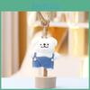 Maltese Animal Cute Plush Toy Key Chain Pendant For Girls Decoration Collectible