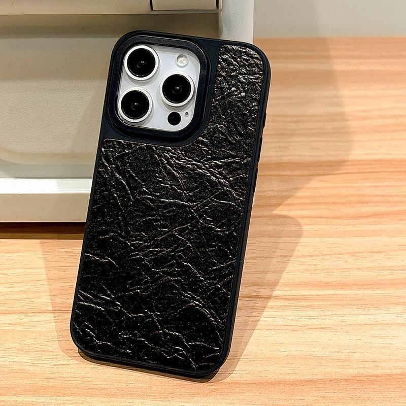 Simple and High-end Mobile Phone Case for IPhone17promax Leather Light Luxury for Apple 16plus Men and Women Hard