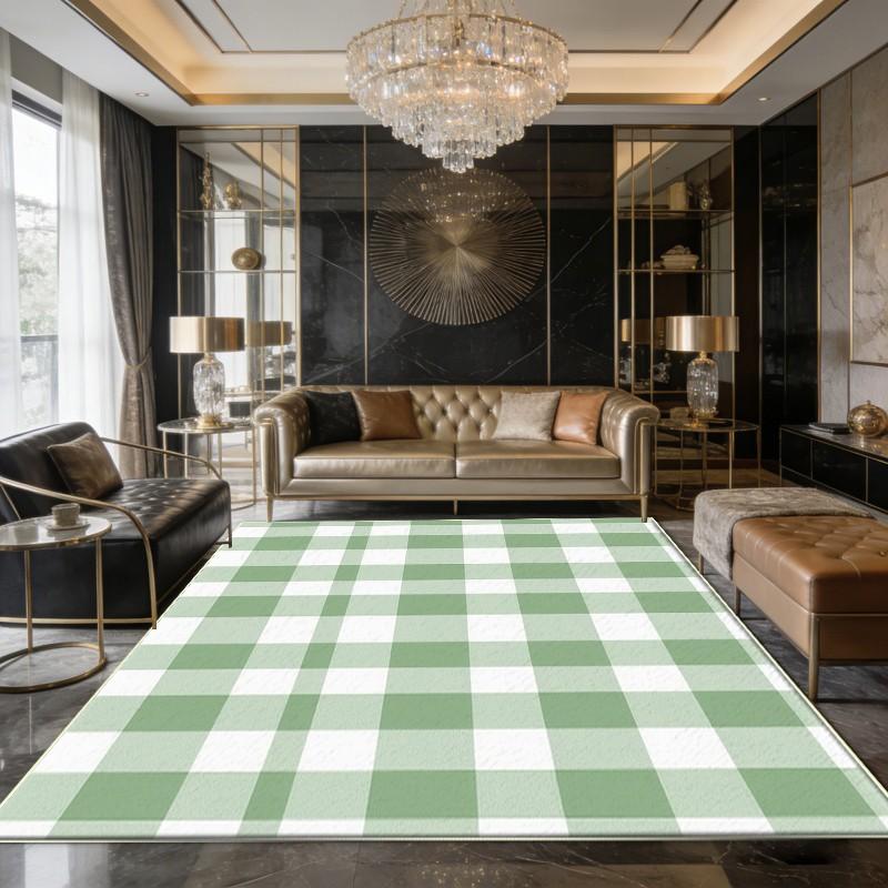 Minimalist Brush Stroke Texture Large Floor Mat Luxury Look Carpet For Dining Room Lounge And Elegant Apartment Accent