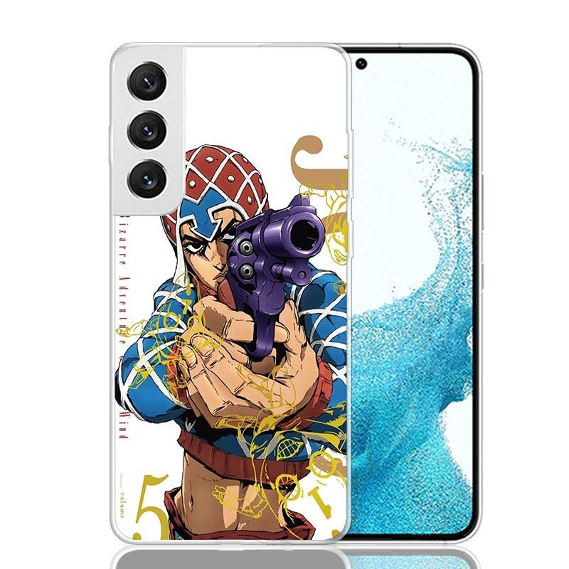 JoJo Adventure Guido Mista Phone Case For Samsung Galaxy S26 S25 Edge S24 S23 FE S22 Ultra S21 Plus S20 + Fundas Cover Coque Gal
