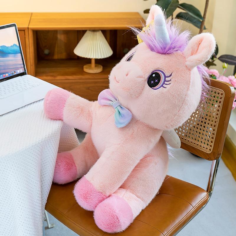 Super Cute Starry Unicorn Plush Toys for Best Friends Birthday Gifts for Girls' Bedroom Ornaments Cradle Machine Redeem