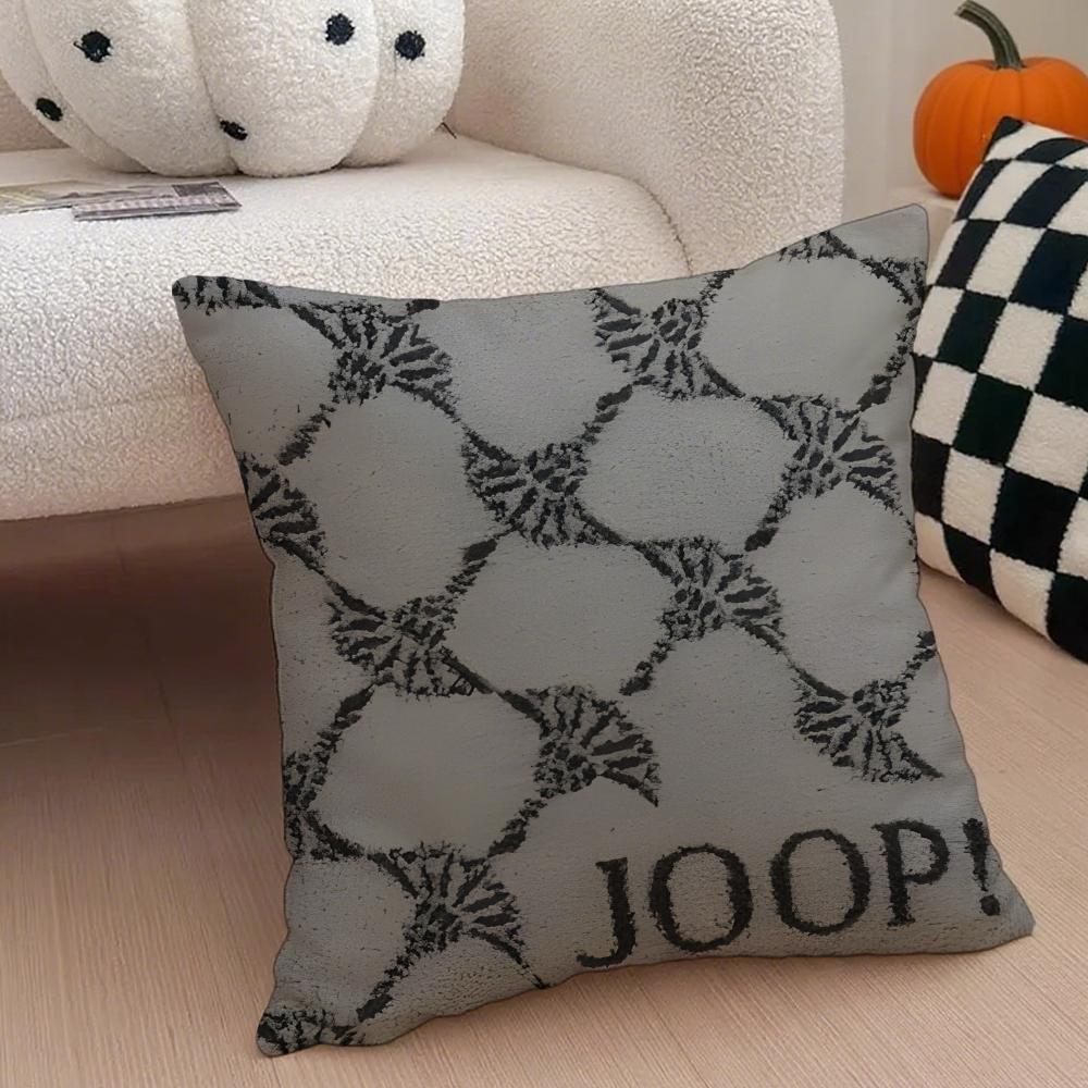 JJOOP Ljus Lyx Mode Soffkuddeöverdrag Kuddfodral Dold Knapp Hållbar Polyester Stolskudde