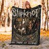 1pc Slipknot All Hope Is Gone Theme Design Flannel Blanket Soft Warm , All-Season Lightweight Throw for Camping Travel Bed, Gift for Christmas, -38