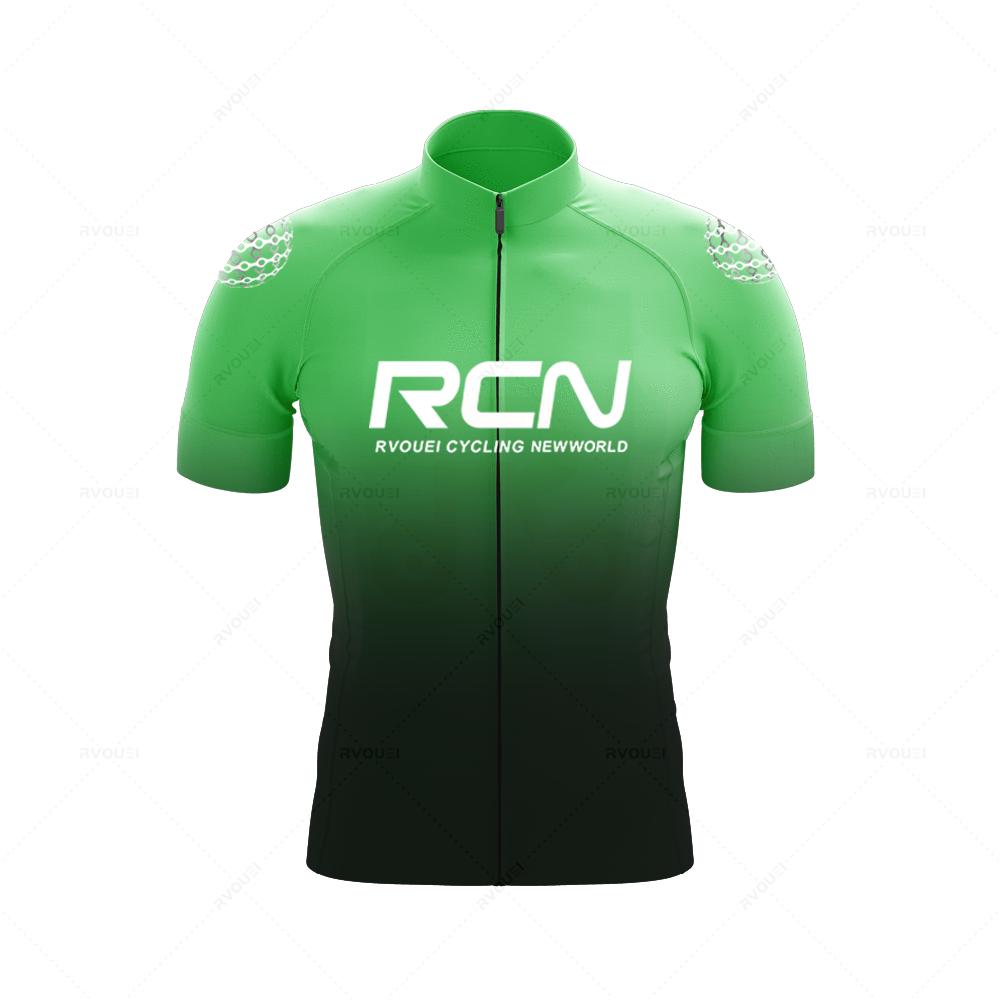 Rcn Summer Mens Short Sleeve Cycling Jersey Sets Skinsuit Maillot Ropa Ciclismo Bicycle Clothing Bike Shirts Bicycle Mtb Jersey