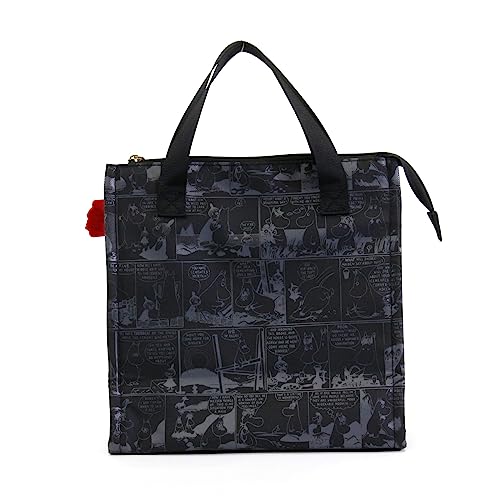 Sifre Moomin Insulated Lunch Bag/Tote Bag 6059 MC11. Comic Black