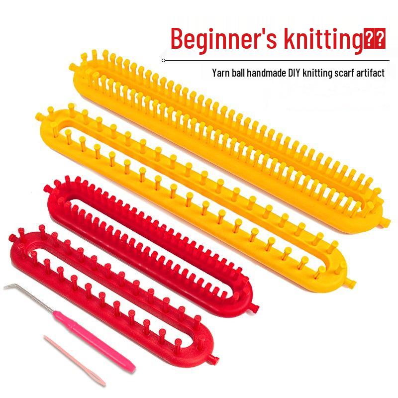 DIY Knitting Machine: Handmade Scarf & Sweater Kit for Lazy Crafters
