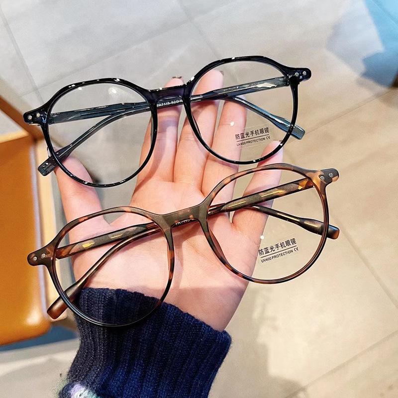 Luxury Brand Round Reading Glasses Ultralight Frame Blue Light Blocking Eyeglasses Women Men Rice Nail Prescription Glasses +2.5