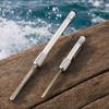 Pen Type Portable Hook Sharpener, Heavy Duty Metal Fishing Hook Sharpening Tool, Cutter Sharpener Rod with Clip, Fishing Accessories
