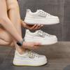 Leather Soft-soled White Shoes Children 2025 Summer New Mesh Breathable Casual Sports Shoes Versatile Thick Baseplate Shoes