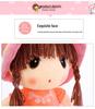 Princess Phile Plush Doll - Cute Bedtime Pillow and Birthday Gift for Little Girls