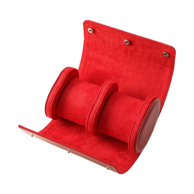 

Vintage PU Watch Roll Case Leather Watch Storage Box Stylish Watch Container Watch Display Box PU Material for Travel