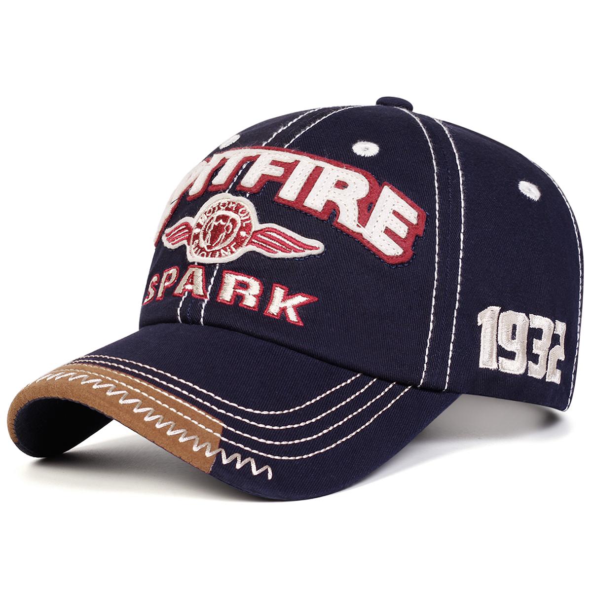 Women Spitfire Spark Embroidery Baseball Caps Spring Autumn Outdoor Use Adjustable Casual Hats Sunscreen Hat Sportss Cap For Men And