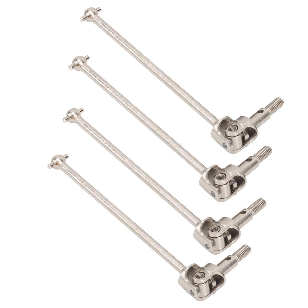 4pcs Universal Drive Shaft Steel Swing Shaft RC Accessory Fit for HSP 94111 110 RC CarSilver