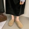 Retro Bag Head Slippers Women's Outer Wear Spring New Casual Versatile One-pedal Half Slippers