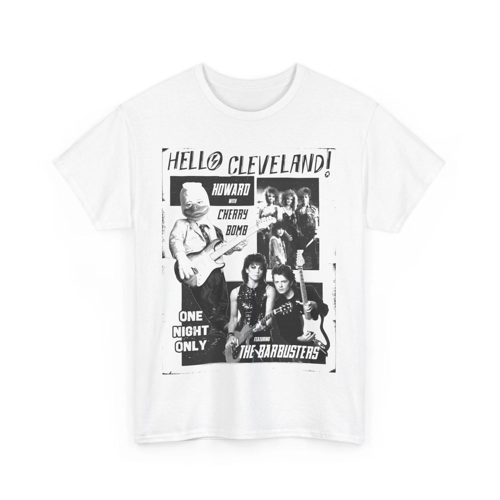 Howard The Duck 1987 ROCK LEGENDS Shirt White Cotton Unisex S-5XL 2B0147 Unisex T-Shirt XXL