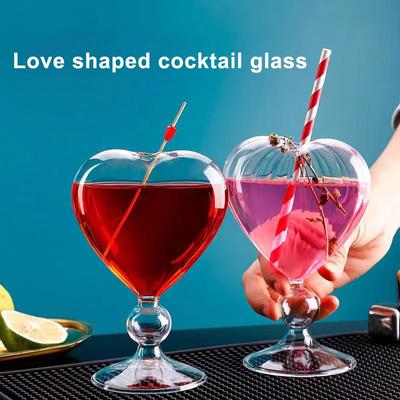 Verre à cocktail créatif Love, verres en cristal pour boissons, flûtes à champagne, verres de luxe, verres à vin de mariage, spiritueux