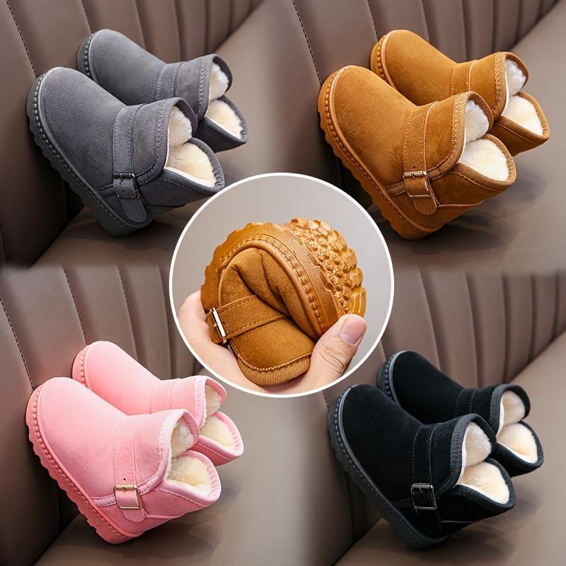 New Winter Boots for Boys and Girls Featuring Thickened Warmth Perfect for Snowy Conditions