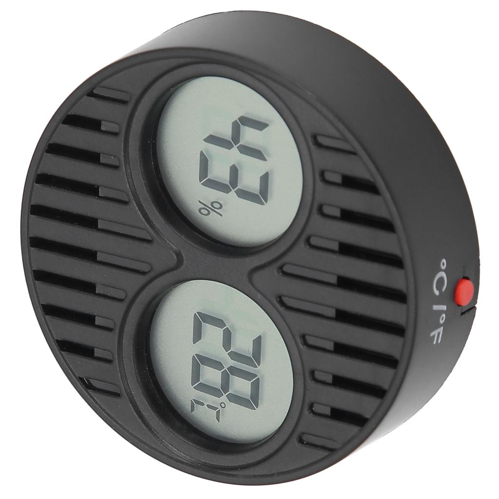 Round Hygrometer Thermometer  Celsius / Fahrenheit  Digital Display High Accuracy Cigar Box Humidor Temperature Monitor