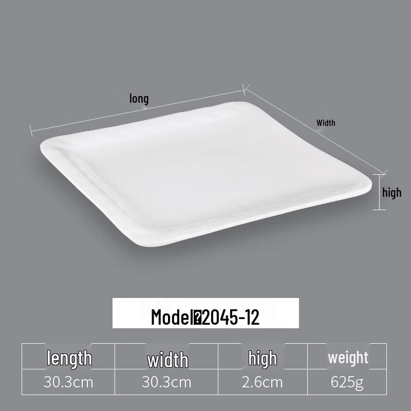 Yipan Melamine 3-Compartment Serving Plates (Pack of 5)