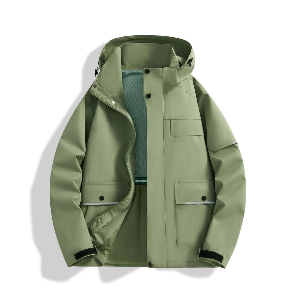 New Couple Single Mountain Windproof Waterproof Jacket for Men and Women Plus Size Jacket for Spring and Autumn New Outdoor Style