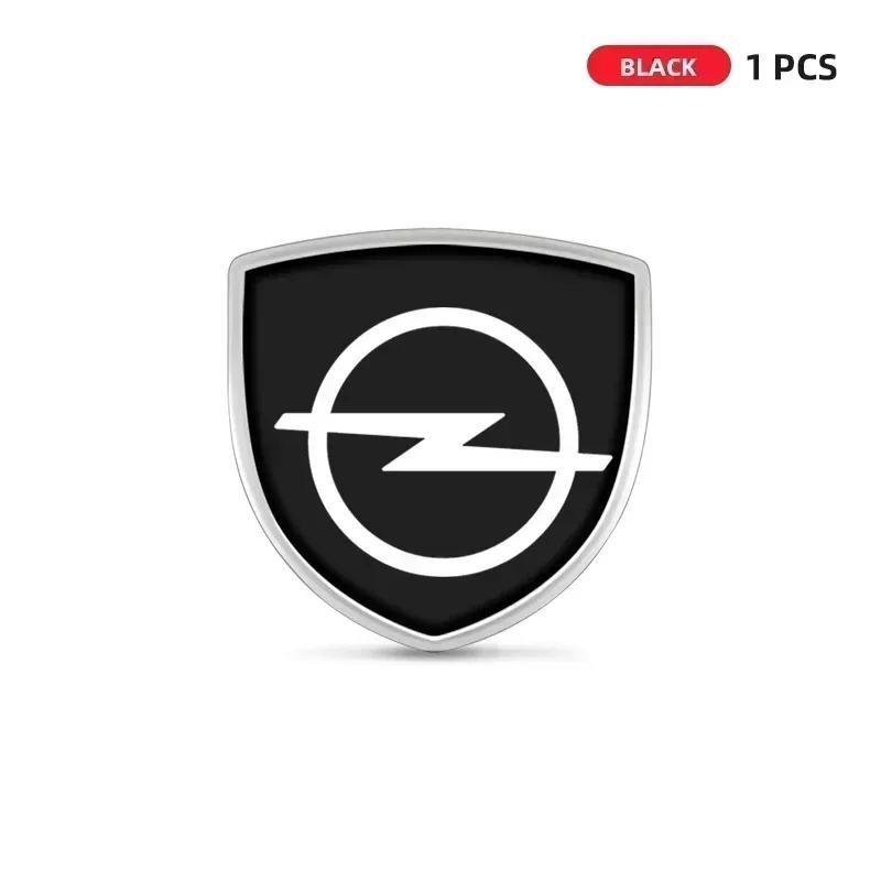 AAGZ1 1/2pcs Metal Shield Car Sticker Badge Body Decoration Emblem For Opel Astra Insignia Corsa Zafira Meriva Mokka Vivaro Vectra